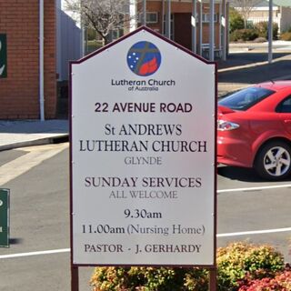 St Andrews Lutheran Church sign