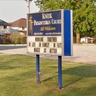 Knox Presbyterian Church Binbrook sign