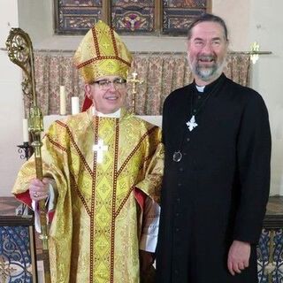 Bishop Kevin and Fr Simon Mackenzie