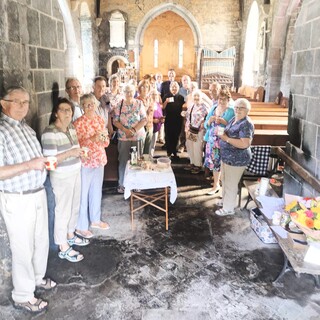 Rev Olive Henderson, Priest-in-Charge of the Clonfert Group of Parishes retirement service at Saint Brendan's Cathedral, Clonfert