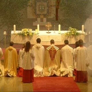 Fronleichnam Schlusssegen in der St. Nikolaus Kirche