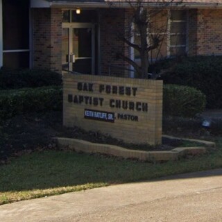 Oak Forest Baptist Church sign