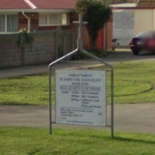 St. John's Woolston church sign