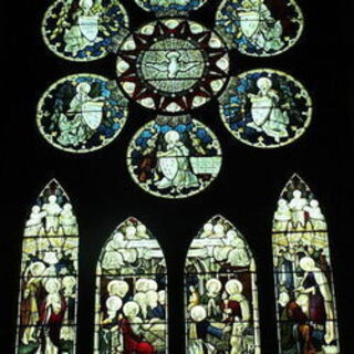 God the Holy Spirit and Rose Window