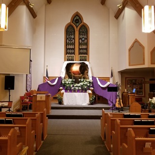 The sanctuary at Easter