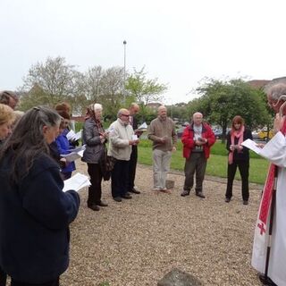 7.30 am prayer in the town