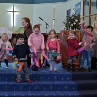 Nativity Kids at the Christingle Service 2011