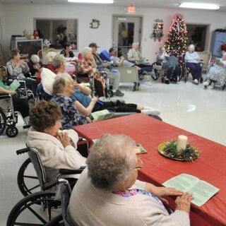 Christmas Presentation at Ponca Nursing Home