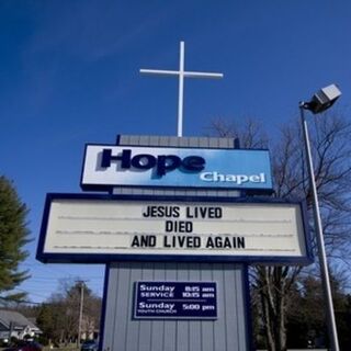 Hope Chapel sign