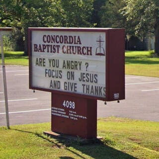 Our church sign