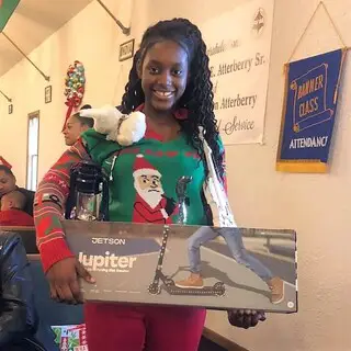 Winner of the 2019 Youth ugly sweater contest