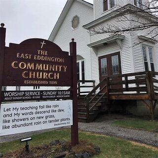 Our new church sign