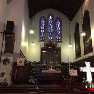 The sanctuary at Easter