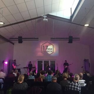 Sunday service at 17 Mile Church