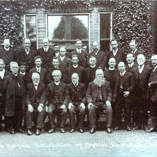 Suffolk and Norfolk Association of Baptist Churches 1923 and their respective pastors.