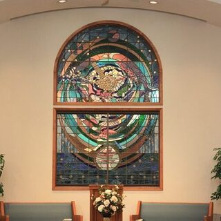 Stained glass window