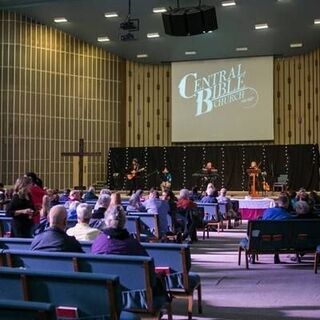 Sunday service at Central Bible Church