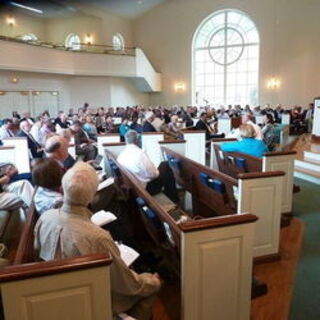 The Presbytery gathers to conduct business.