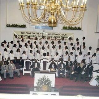 National Women's Choir sings during the evening worship service