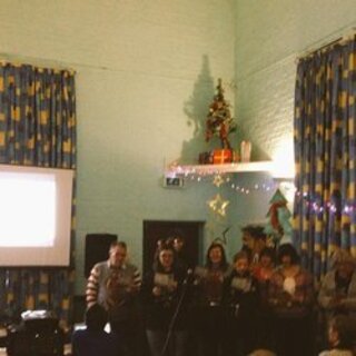 The community carol service is underway