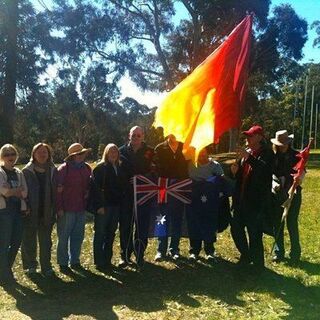 Praying in Glenbrook Park