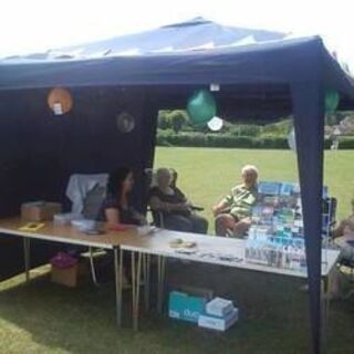 The church stall at the Village Fair