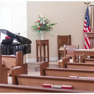 Inside the Sanctuary at Bethel Church of Christ in Morganton, NC