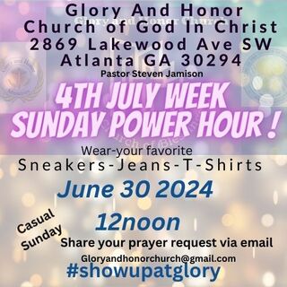 4th July Week Sunday Power Hour - June 30 2024 12 Noon