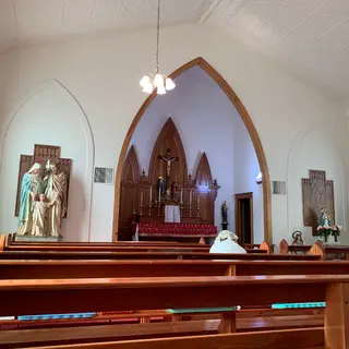 Inside St. Philomena Mission Bremer IA - photo courtesy of Marcus M