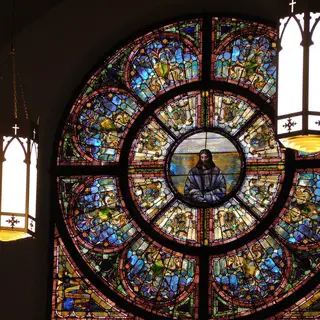 Stained glass window