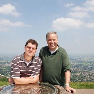 Pastor Roy Summers and Chris Brauns on Malvern Hill