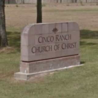 Cinco Ranch church sign