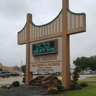 The Bridge / Southwest Community Baptist Church sign