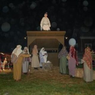 CPC's inaugural Live Nativity on the lawn