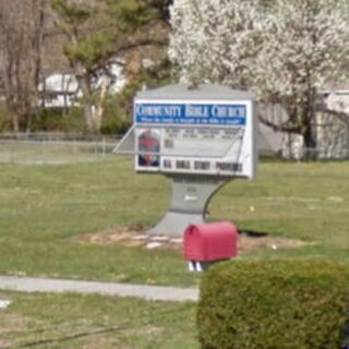 Community Bible Church sign