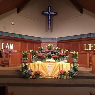 Easter altar