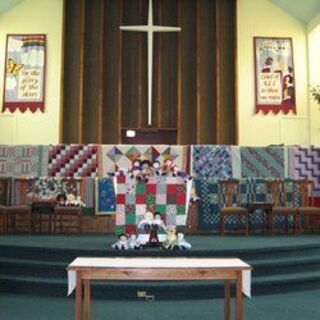 Quilts and dolls by the FBC Sewing Group