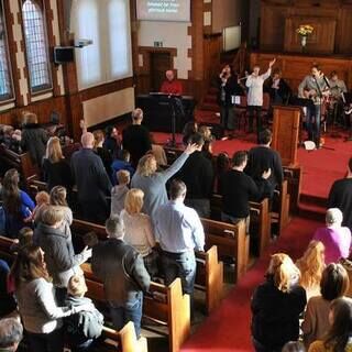 Sunday service at Whetstone Baptist Church