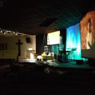 Setting up for Good Friday