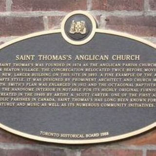 Saint Thomas's Anglican Church - Toronto, Ontario