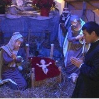 Nativity Manger at St Lawrence Martyr Church