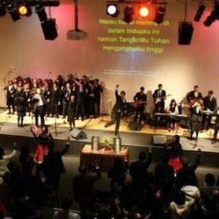 Sunday worship at Bethany International Church