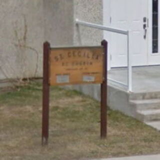 St. Cecilia Church sign