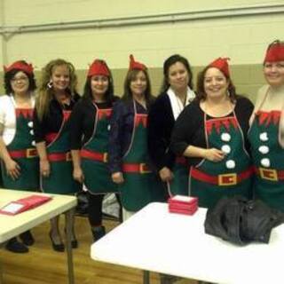 Little Elves ready to give hundreds of gifts to children