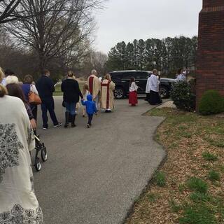 Palm Sunday procession 2018