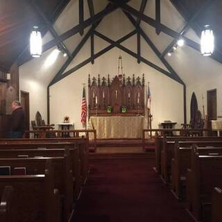 Inside St. Barnabas' Episcopal Church, Havana