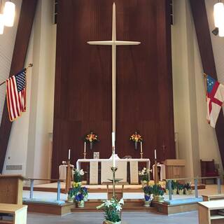 The sanctuary at Easter