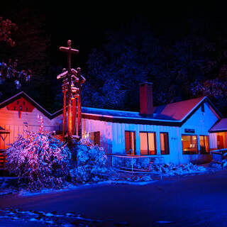 St. Hugh of Lincoln at night