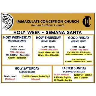 Holy Week 2022 / Semana Santa 2022