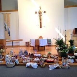 Blessing of the baskets on Holy Saturday